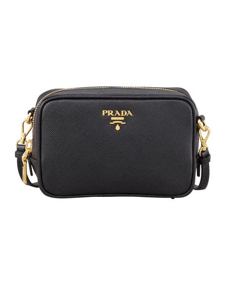 prada saffiano mini crossbody bag black nero|prada mini triangle crossbody bag.